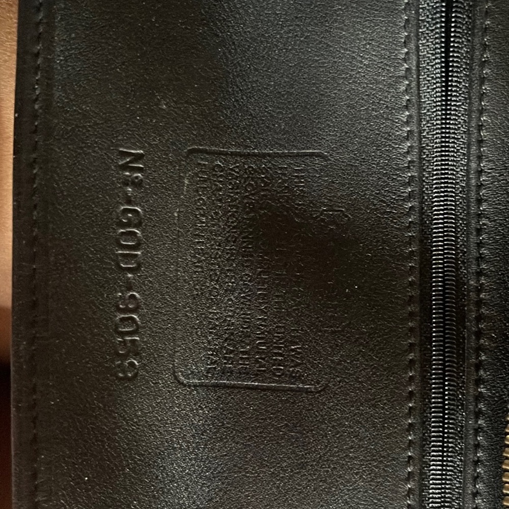 Vintage black coach bag